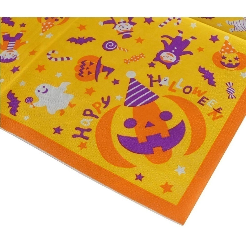 Halloween Party Napkins Pumpkin Ghost Bat‎ Candy Decorations 20 Count
